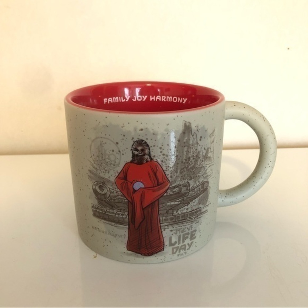 Starbucks Star Wars Chewbacca Life Day Mug Coffee Cup
